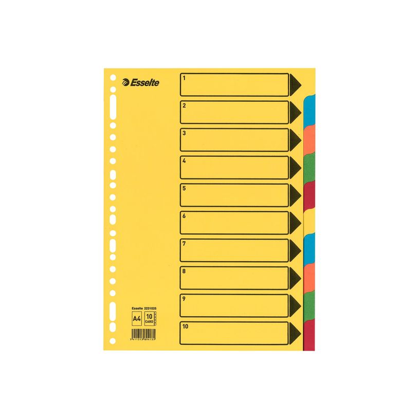 5411313894135-Esselte - intercalaire - 10 positions - A4 - à onglets-P_300034486_1-0