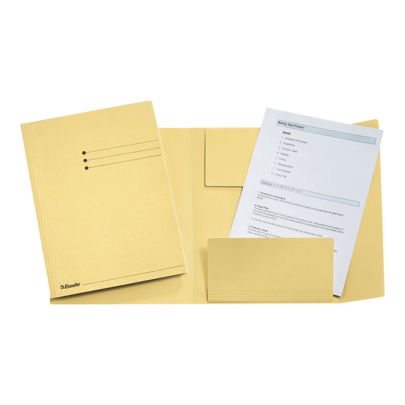 5411313603133-Esselte -  50 fardes 3 rabats - A4 - jaune-P_300034728_2-1