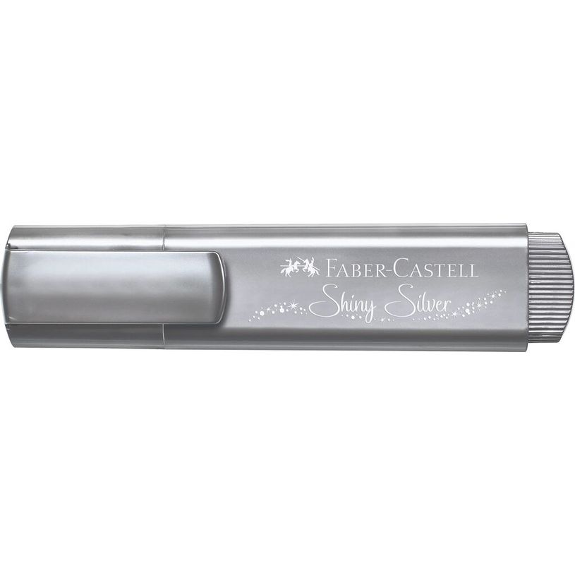 4005401546610-Faber Castell TL46 - Surligneur Metallic Shiny Silver--0