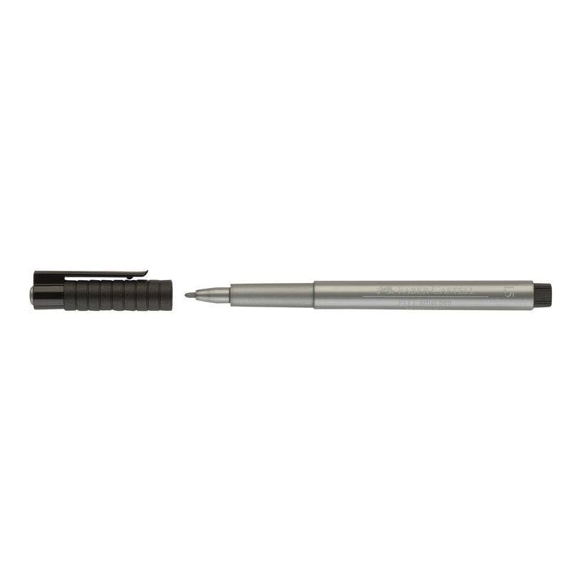 4005401673514-Faber-Castell PITT - Feutre - permanent - argent - encre pigmentée - 1.5 mm-P_300035082_1-0
