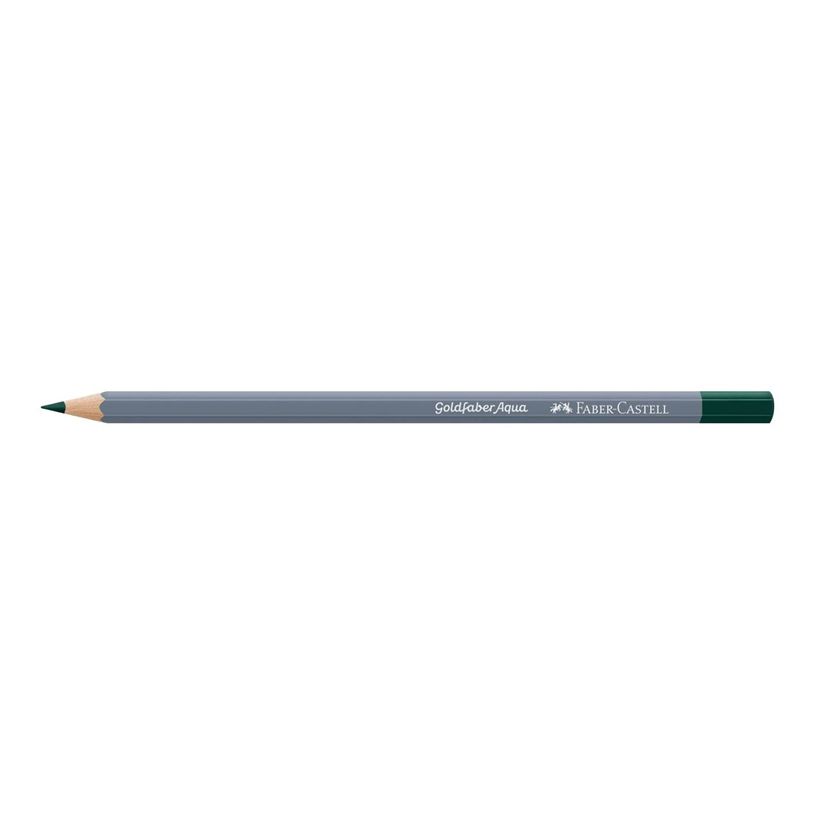 4005401146582-Faber-Castell GOLDFABER Aqua - Crayon de couleur aquarellable - vert cobalt profond - 3.3 -P_300035113_1-1