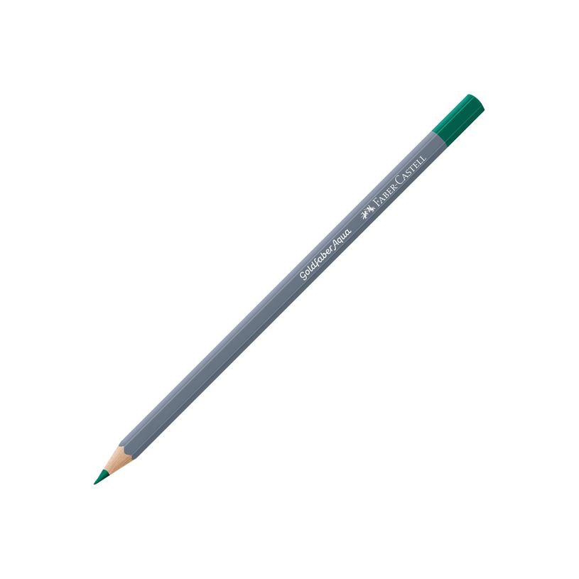 4005401146636-Faber-Castell GOLDFABER Aqua - Crayon de couleur aquarellable - vert émeraude - 3.3 mm-P_300035115_1-0