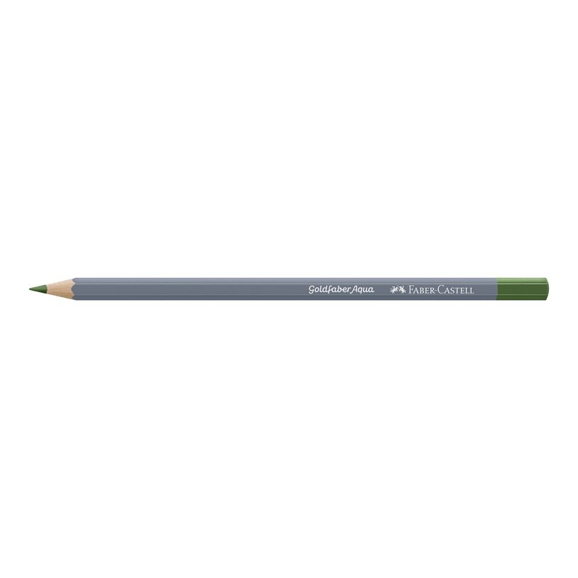 4005401146674-Faber-Castell GOLDFABER Aqua - Crayon de couleur aquarellable - vert olive permanent - 3.3-P_300035119_1-1