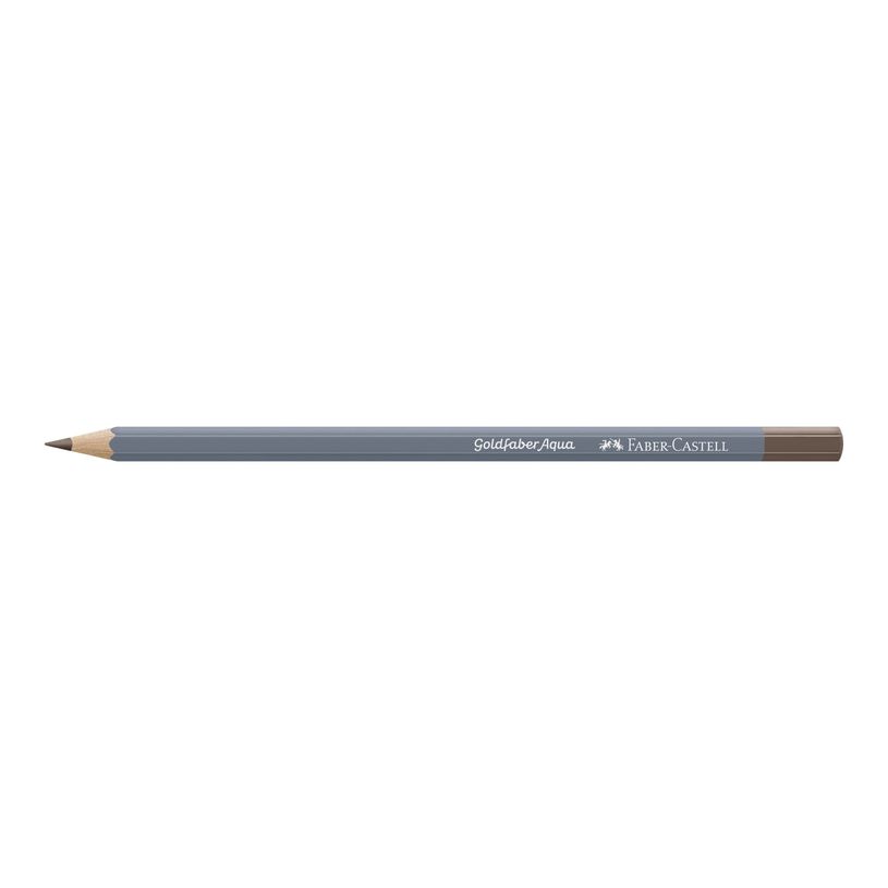 4005401146766-Faber-Castell GOLDFABER Aqua - Crayon de couleur aquarellable - marron Van Dyck - 3.3 mm-P_300035128_2-1