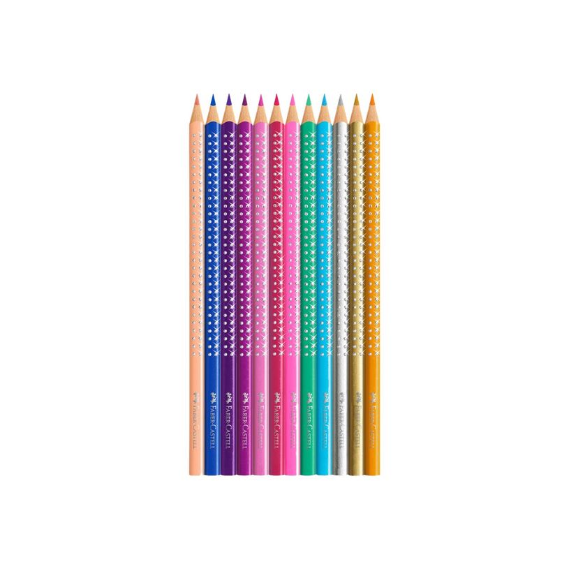 4005402017379-Faber-Castell SPARKLE - 12 crayons de couleur - couleurs assorties-P_300035619_2-0