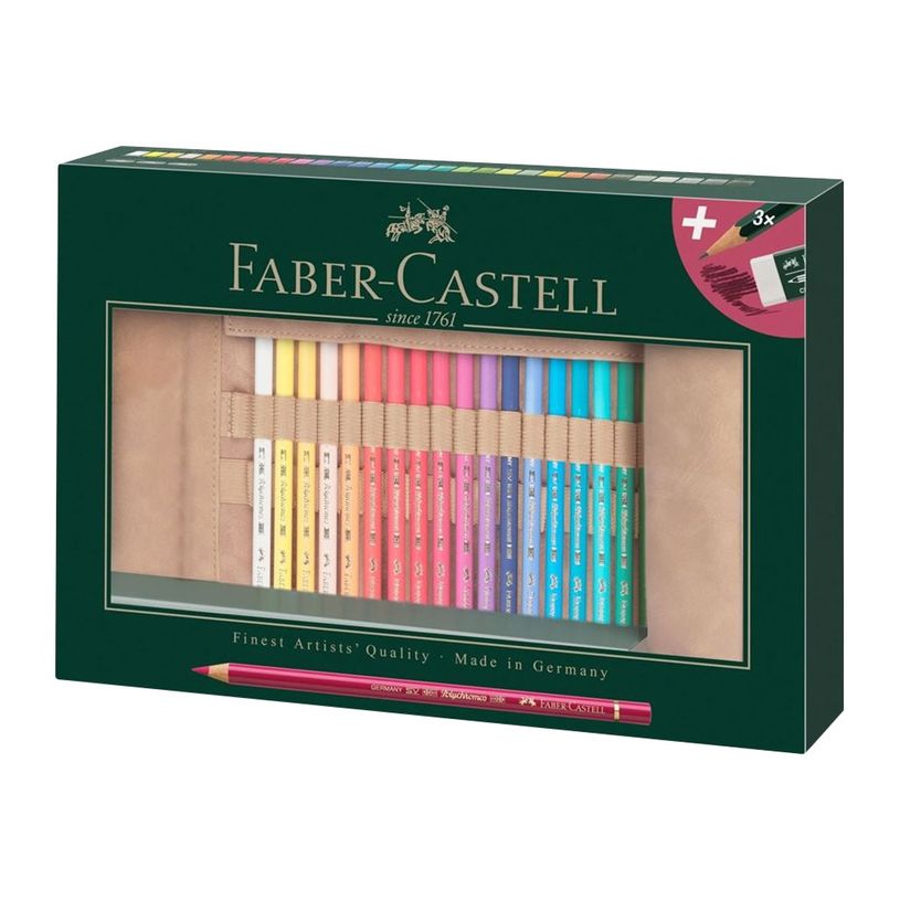 4005401100300-Faber-Castell Polychromos - Crayon de couleur - couleurs assorties (pack de 30)-P_300035625_3-2