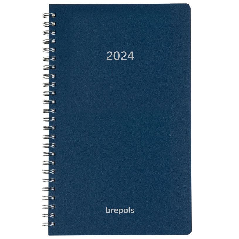 5412303103190-Agenda à spirale Polyprop Breform - 1 jour par page - 10 x 16,5 cm - bleu - Brepols-P_300035984_1-0