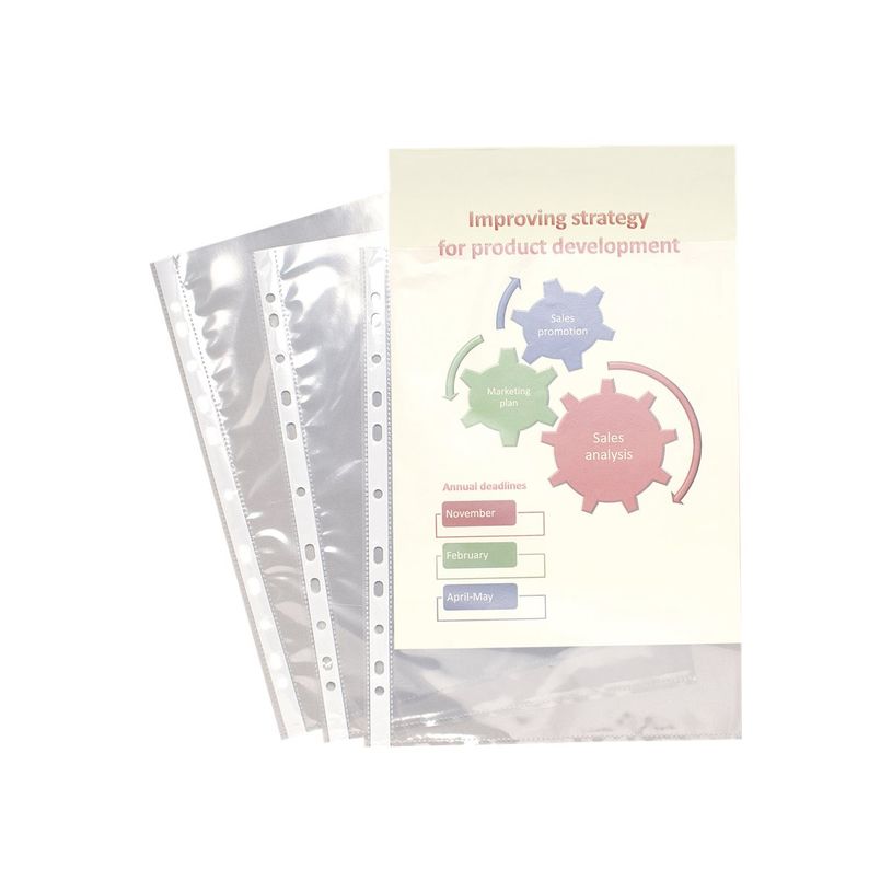 3130630050100-Exacompta - 10 pochettes perforées  - A4 - lisse - 6/100-P_300036218_7-6