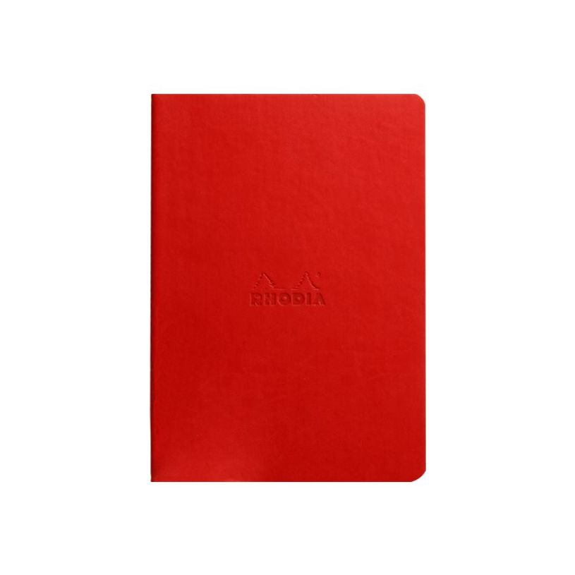 3037921164129-RHODIA Rhodiarama - Cahier de notes - reliure piquée - A5 (148 x 210 mm) - 32 feuilles / 64 pages - papier ivoire - ligné - cou-P_300036249_1-0
