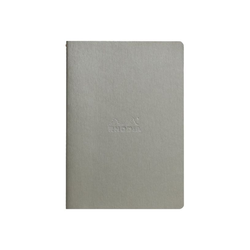 3037921164013-RHODIA Rhodiarama - Cahier de notes - reliure piquée - A5 (148 x 210 mm) - 32 feuilles / 64 pages - papier ivoire - ligné - cou-P_300036258_1-2