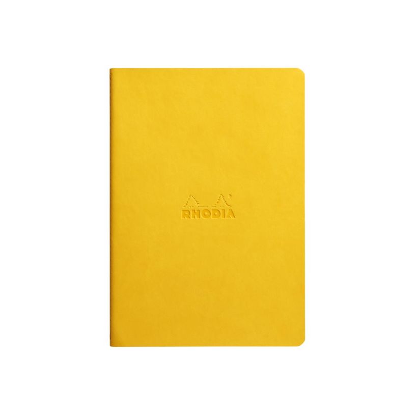 3037921164167-RHODIA Rhodiarama - Cahier de notes - reliure piquée - A5 (148 x 210 mm) - 32 feuilles / 64 pages - papier ivoire - ligné - couvertur-P_300036264_2-0