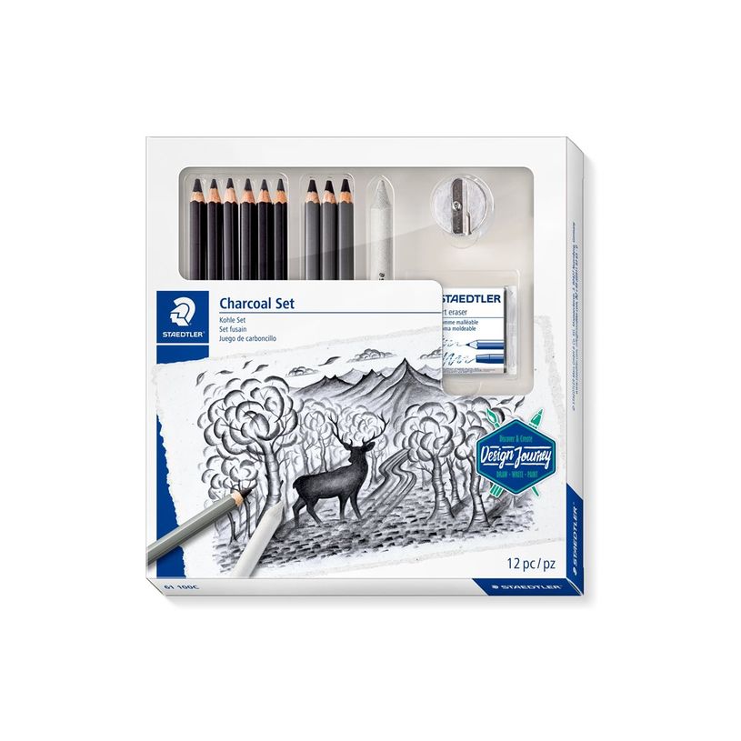 0000006697730-STAEDTLER Mars Lumograph 100C - Crayon - charbon - assorti - 4.5 mm-P_300036878_2-2