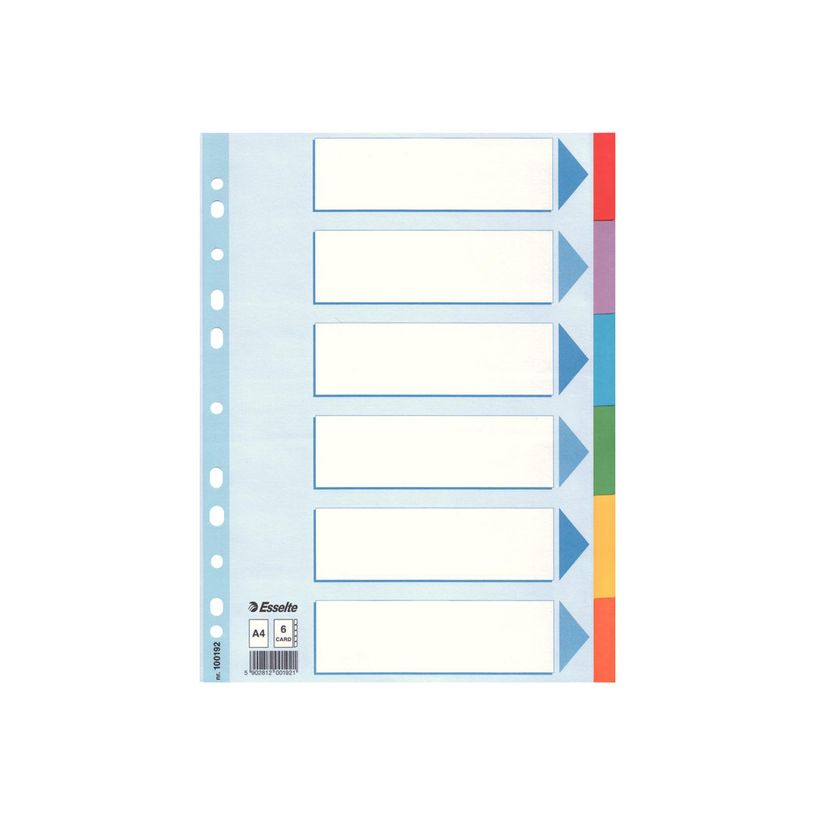 0403000371772-Esselte - Intercalaire 6 positions - A4 - à onglets-P_300037177_2-0