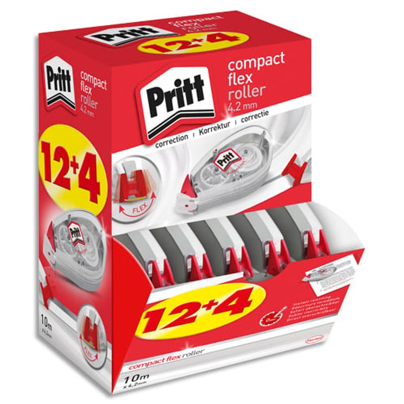 4053172005751-Pritt Compact Flex - Pack de 12+4 rollers de correction - 4.2 mm x 10 m - blanc-P_300037465_1-0