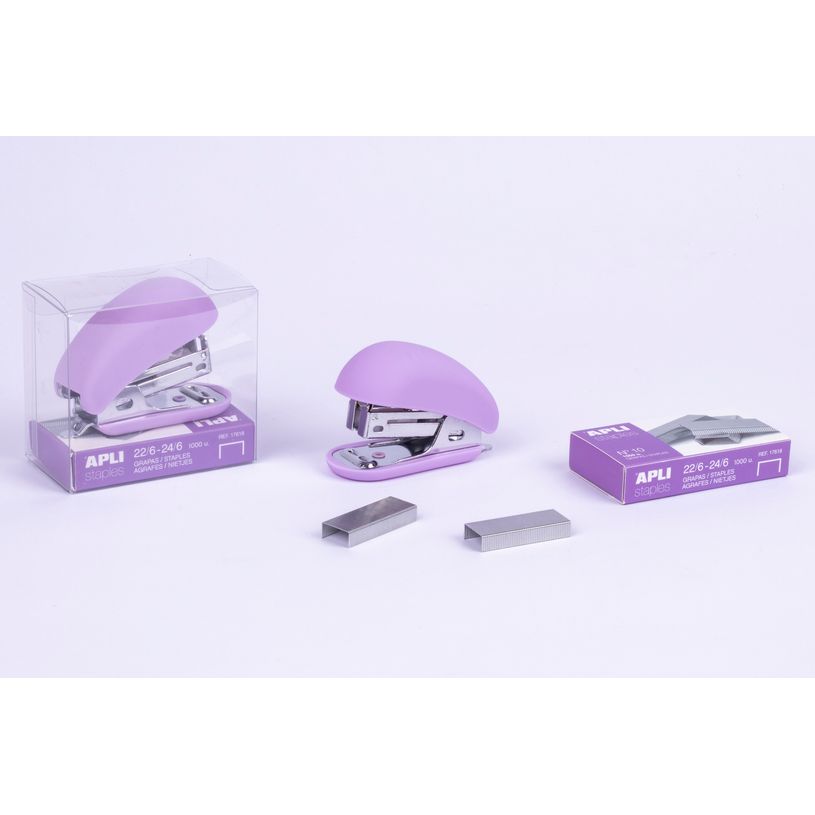 8410782184102-Apli Nordik - Agrafeuse 24/6 - lilas pastel-P_300038269_1-0