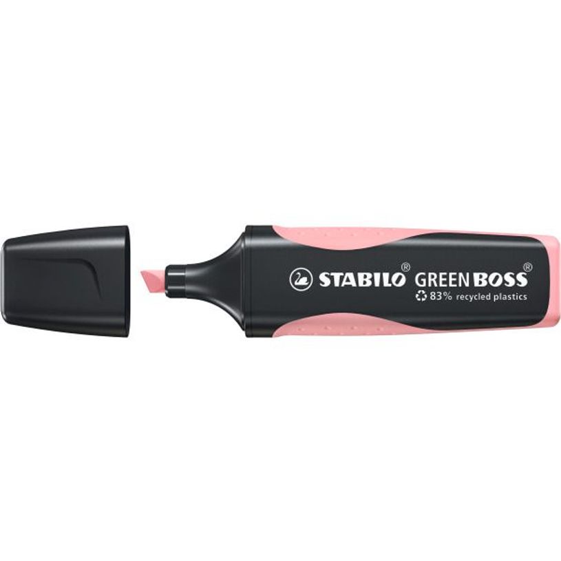 4006381564168-STABILO GREEN BOSS Pastel - surligneur - brosse rose (pack de 10)-P_300038296_1-0