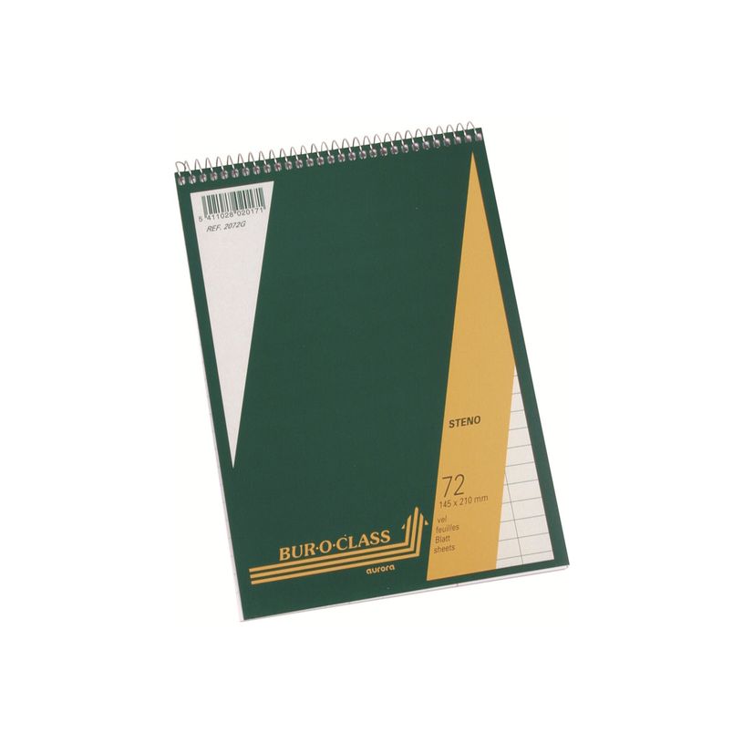 5411028020171-Aurora Office Superior Shorthand Steno - Cahier de notes - reliure à spirale - 145 x 210 -P_300038446_2-0