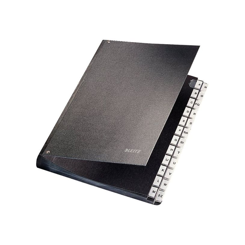 4002432311682-Leitz - Trieur alphabétique 24 compartiments - pré-imprimé : A-Z - A4 - noir-P_300038479_1-0