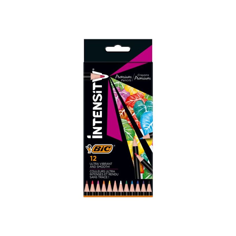 3086123651968-BIC Intensity Premium - 12 Crayons de couleur - couleurs assorties-P_300038691_3-2