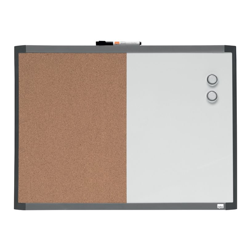 5028252344470-Nobo Quartet - Tableau combiné: tableau blanc, tableau d'affichage - 585 x 430 mm - lièg-P_300038968_4-2
