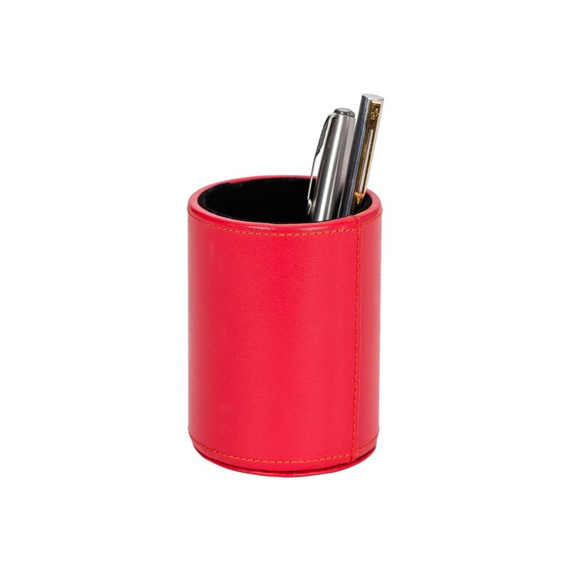3338805002613-Quo Vadis Satiny - Pot à crayons - 7,5 x 10 cm - peau de vache - rouge-P_300039587_1-0