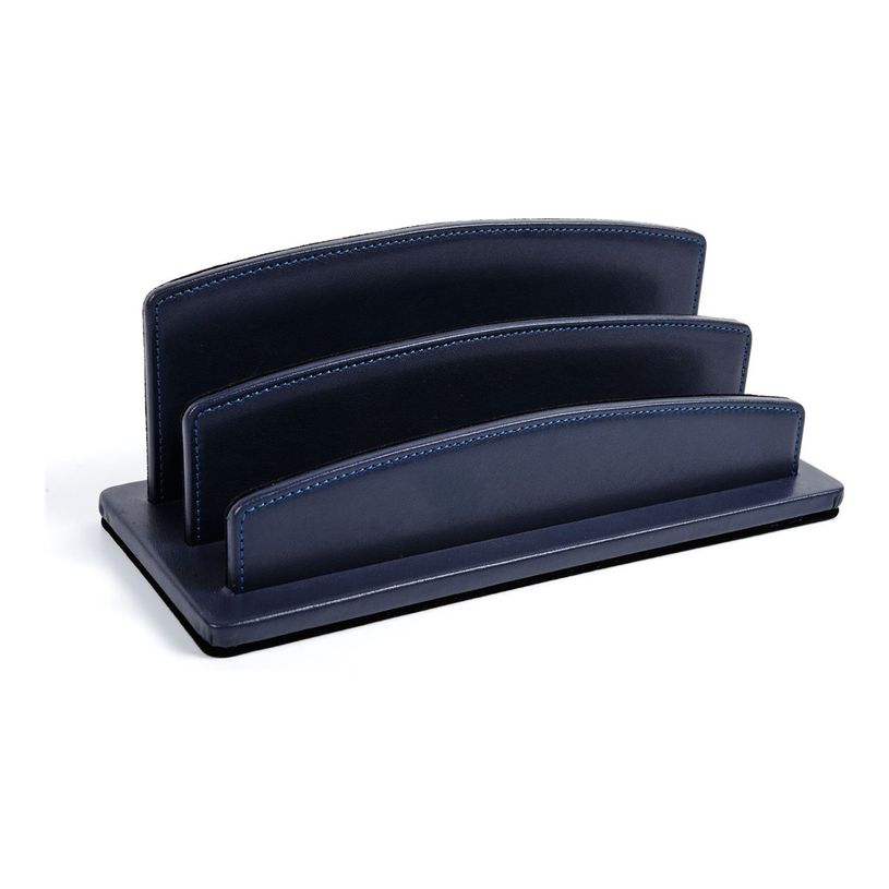 3338805002576-Quo Vadis Satiny - Trieur demi-rond 2 compartiments - 26 x 10,5 cm - bleu marine-P_300039588_1-0