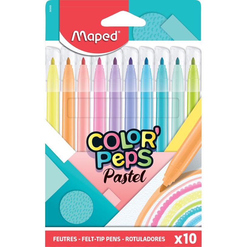 3154148454694-Maped Color'Peps Pastel - 10 Feutres - couleurs assorties-P_300040104_2-0