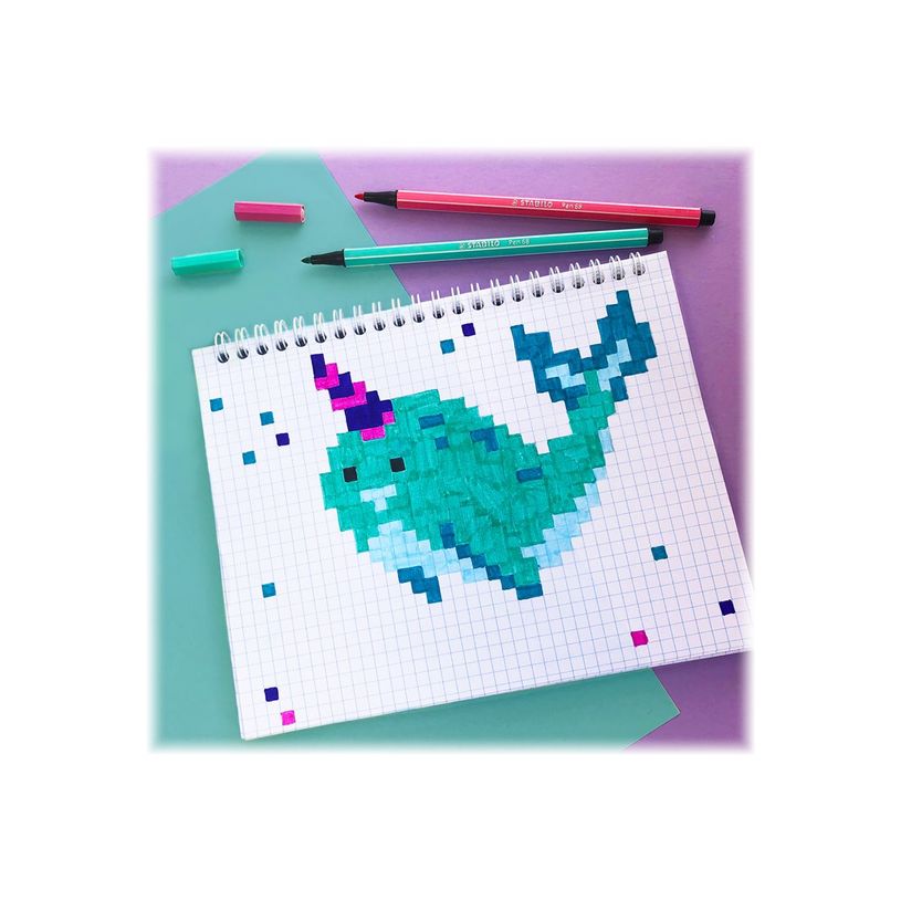 4006381547062-STABILO Pen 68 ARTY - 30 Feutres de coloriage - couleurs assorties-P_300040353_5-3