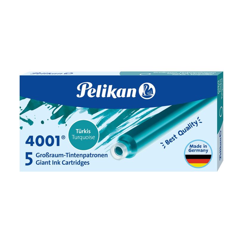 4012700310651-Pelikan 4001 - cartouche d'encre - turquoise (pack de 5)-P_300041615_2-1