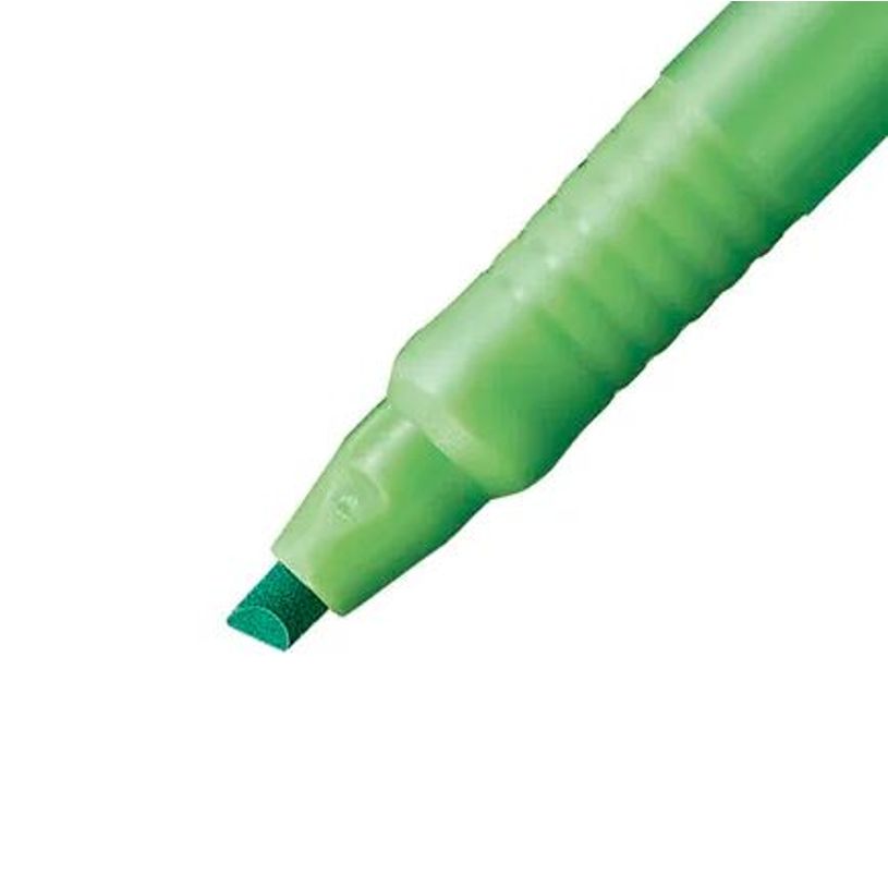 4006381131285-STABILO flash - Marcador - para papel de fax - verde fluorescente - tinta al agua - 1-3.5 mm--2