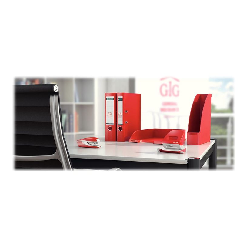 0403000424416-Leitz NeXXt - Agrafeuse - 30 feuilles - 24/6, 26/6 - rouge-P_300042441_4-3