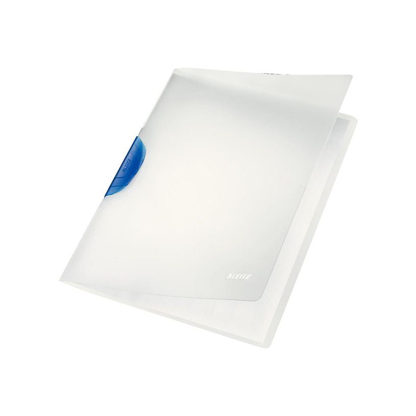 0403000424881-Leitz ColorClip Magic - Chemise à clip A4 - pour 30 feuilles - translucide avec pince ble-P_300042488_1-0