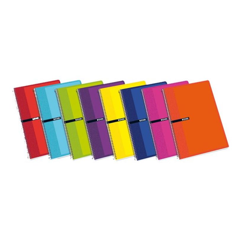 8412771044183-ENRI 4° - Cahier de notes - reliure à spirale - 80 feuilles / 160 pages - carré - dispo-P_300042832_1-0