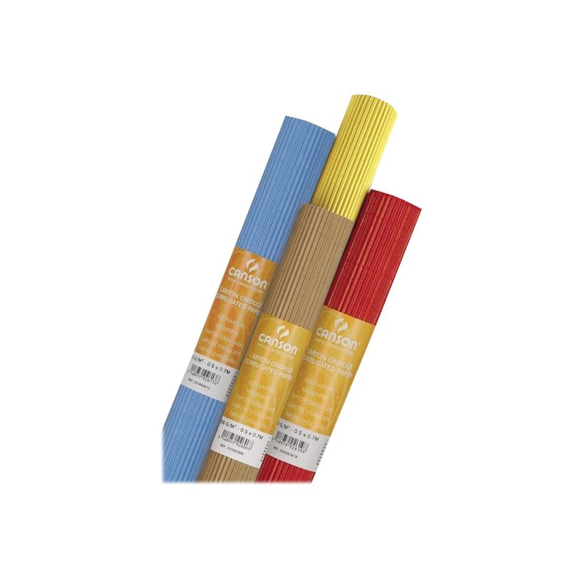 3148959926075-CANSON - Carton - Roll ( 50 cm x 70 cm) - citron - 300 g/m² - carton ondulé-P_300043330_1-0