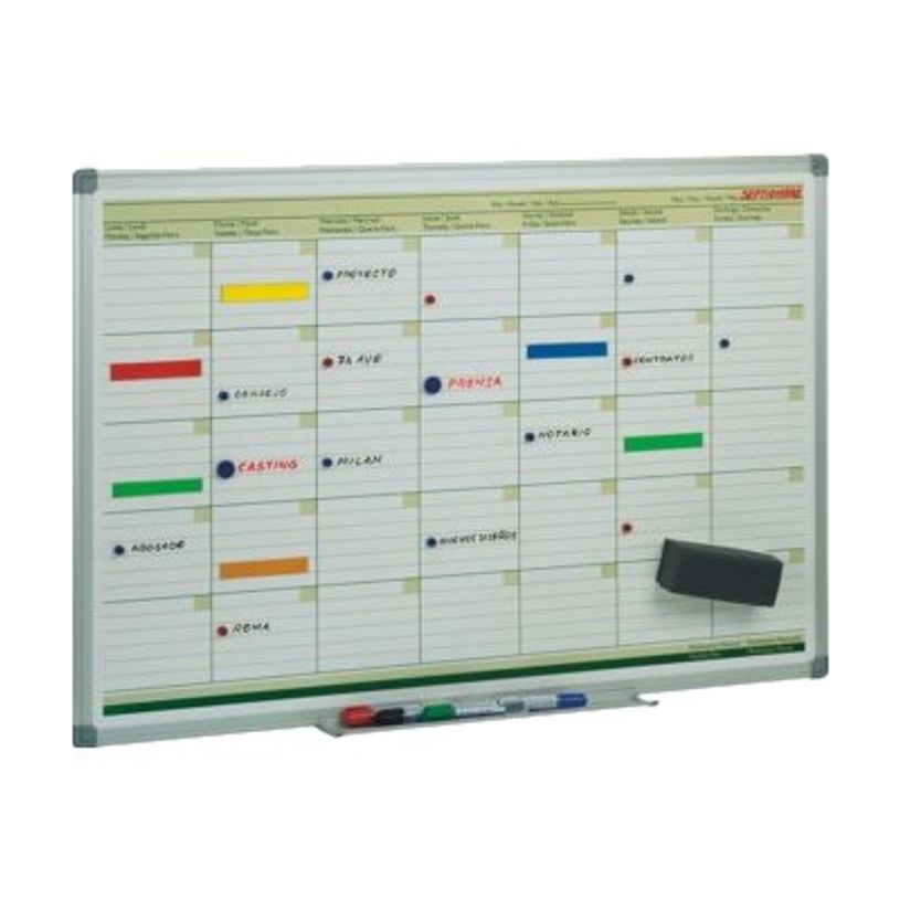 8425901890017-Faibo - Planning effaçable à sec - mensuel - montable sur mur - 600 x 900 mm - magnétique - m-P_300043503_1-0