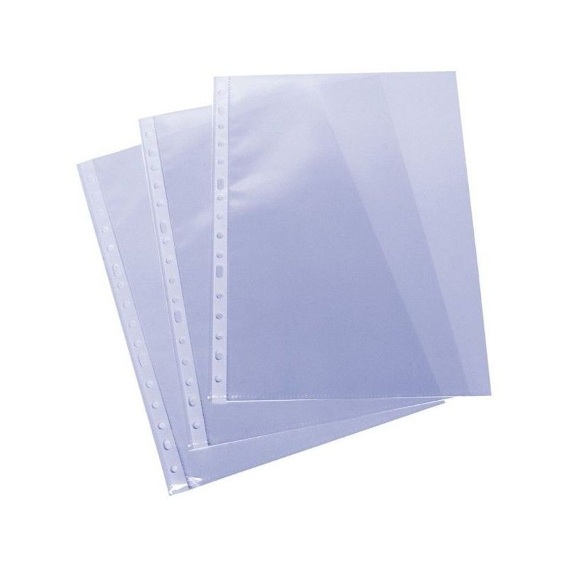 7572261201425-Grafoplas - Pochette perforée - pour A4 (210 x 297 mm) - transparent (pack de 100)-P_300043603_1-0