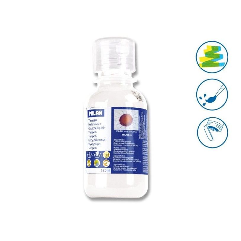 8411574008729-MILAN - Peinture - peinture à tempera - liguide - blanc - 125 ml-P_300043733_1-0