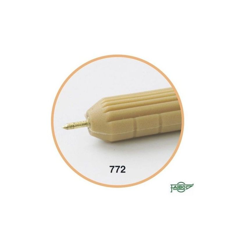 8425901772009-Faibo - Bâton de poinçon - plastique, acier plaqué laiton (pack de 25)-P_300043774_1-0