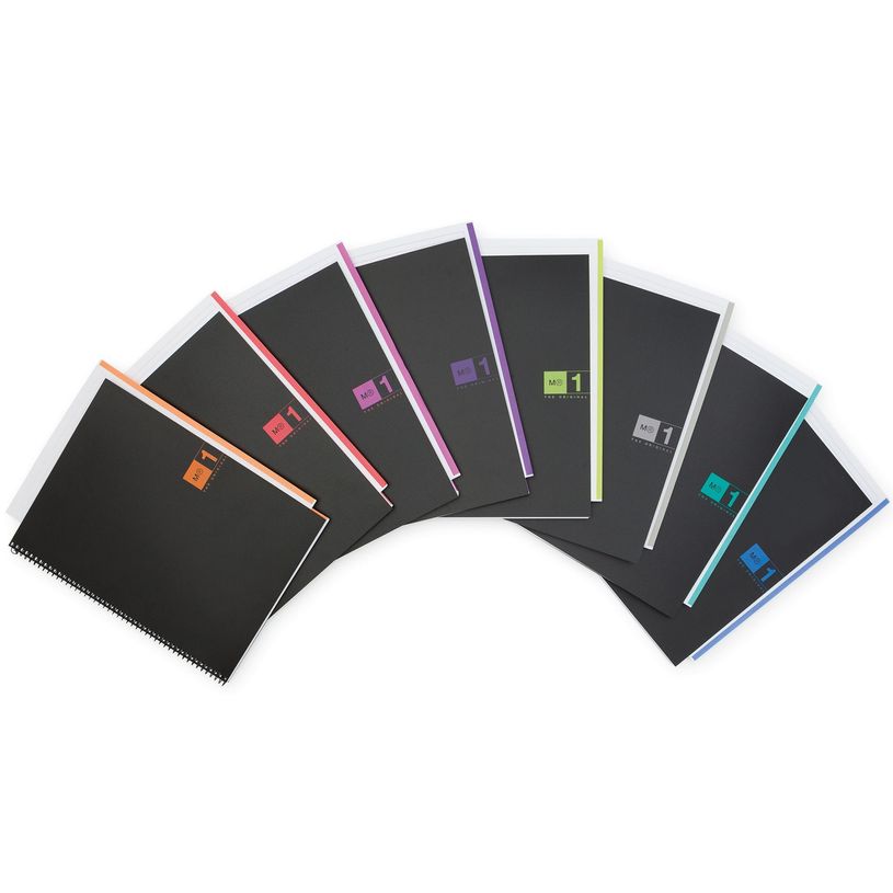 8422593026564-Notebook The Original, Couverture souple, A5, quadrillage 5x5 mm, 80 feuilles de 1 couleur, Miquelrius,--7