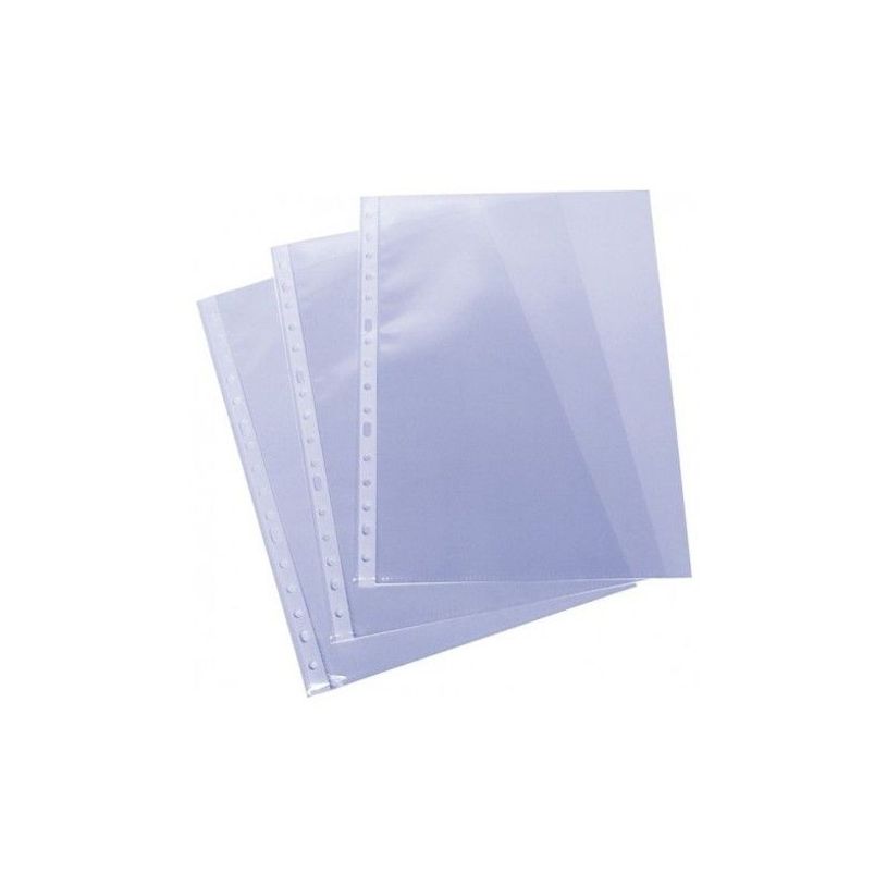8413623557318-Grafoplas - Pochette perforée - pour A5 (145 x 210 mm) - transparent (pack de 100)-P_300044054_1-0