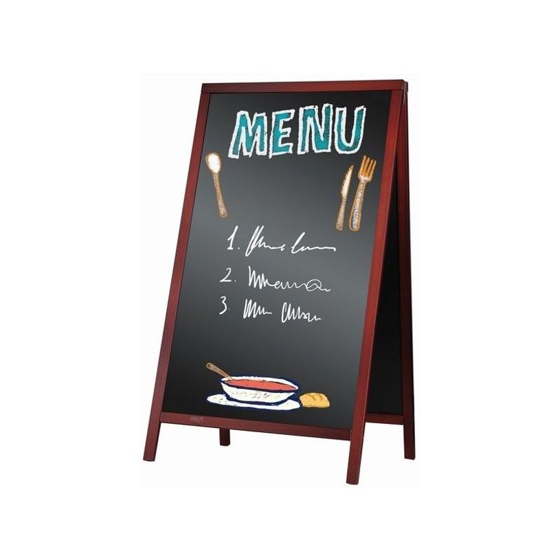 8423473547216-liderpapel - Chevalet - sur pied - 550 x 850 mm - double face - noir-P_300044801_1-0