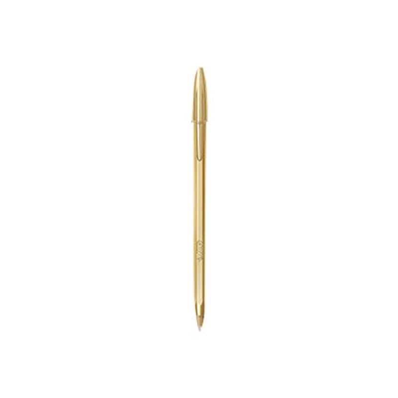 3086123356054-BIC Cristal Shine - Stylo à bille - bleu - corps or-P_300045383_2-0
