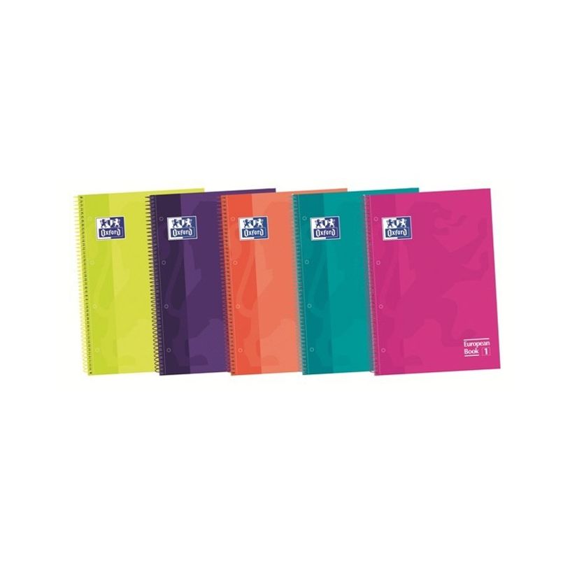 8412771035884-Oxford Touch' - Livre européen - reliure à spirale - A5+ - 120 feuilles / 240 pages - petits carreaux - 4 trous - dis-P_300045688_1-0