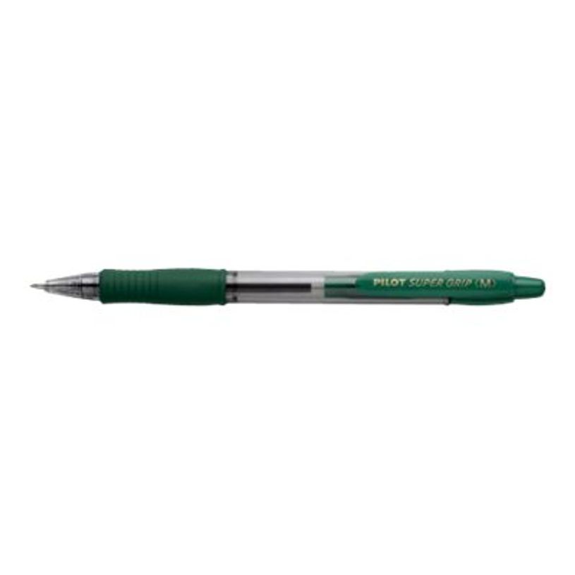 4902505160936-Pilot Super Grip - Stylo à bille - vert - encre à huile - 1 mm - rétractable-P_300045760_1-0