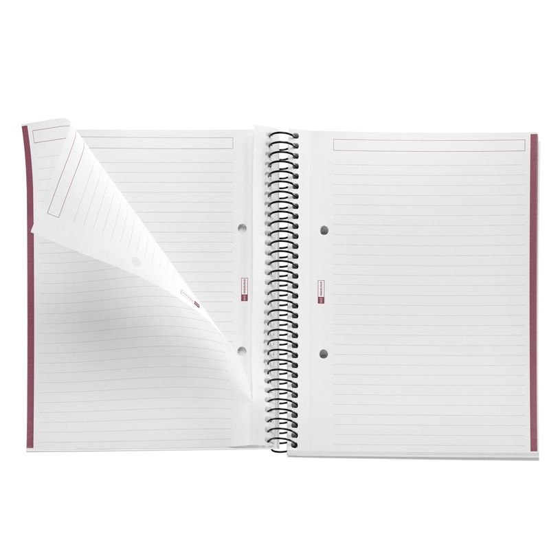 8422593499924-Notebook The Original, Couverture rigide, A5, lignes horizontales, 80 feuilles de 1 couleur, Miquelrius--4