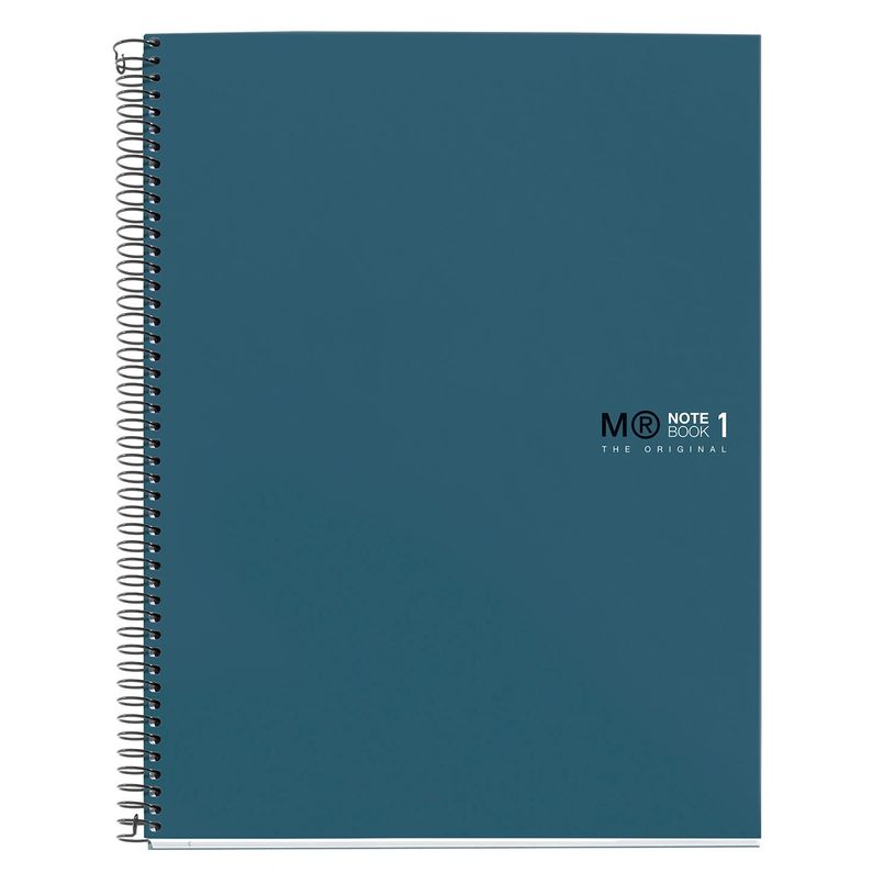 8422593499757-Notebook The Original, Couverture rigide, A4, lignes horizontales, 80 feuilles de 1 couleur, Miquelrius--0
