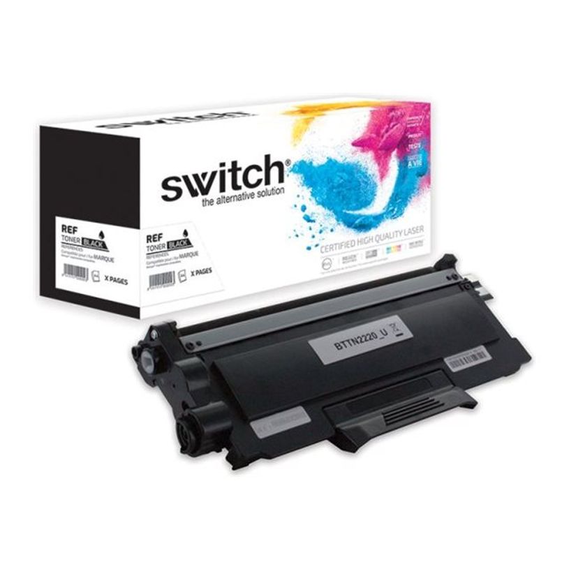 0000793936333-SWITCH - Noir - compatible - boîte - cartouche de toner (alternative pour : Brother TN-2220) - pour Brother DCP-7060, 7065, HL-2220, 2230, 2240, 2270, 2275, 22-P_300046561_2-0