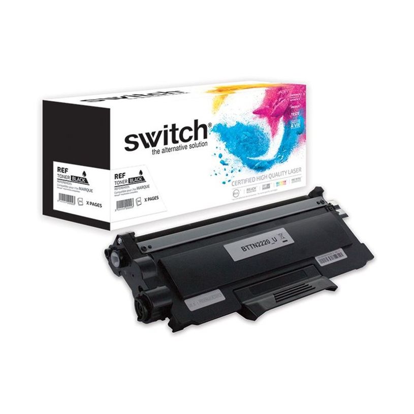 0000793936333-SWITCH - Noir - compatible - boîte - cartouche de toner (alternative pour : Brother TN-2220) - pour Brother DCP-7060, 7065, HL-2220, 2230, 2240, 2270, 2275, 22-P_300046561_3-1