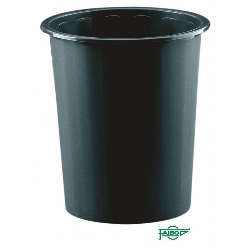 8425901305047-Faibo - Corbeille à papier - 14 L - polypropylène (PP) - noir-P_300046649_1-0