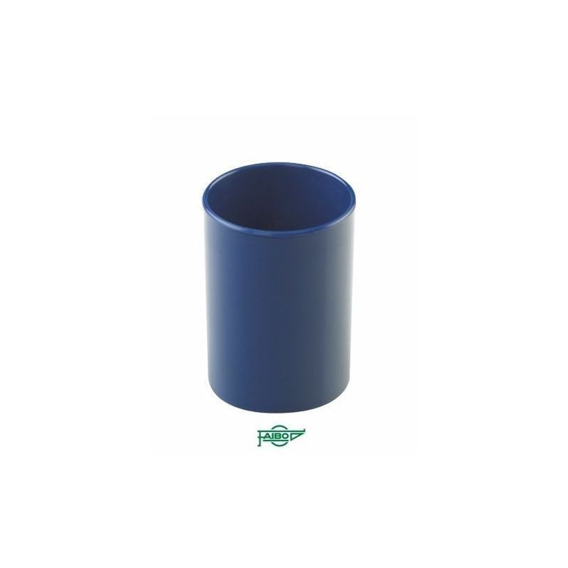 8425901225079-FAIBO - Pot à crayons - rond - polystyrène (PS) - bleu opaque-P_300046674_1-0